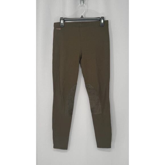 Polo Ralph Lauren Equestrian Pants Medium Brown Breeches Leggings Made In Peru - Picture 1 of 16